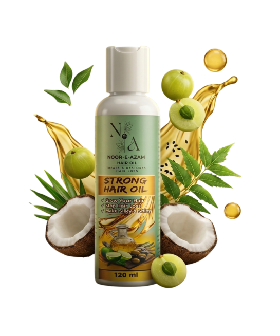 Noor-E-Azam Strong Hair Oil 120ml - Hair Growth & Anti Hair Fall Oil